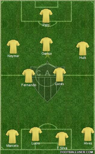 C Atlético Mineiro football formation