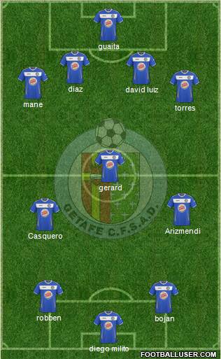 Getafe C.F., S.A.D. Formation 2011