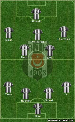 Besiktas JK Formation 2011