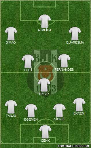 Besiktas JK Formation 2011