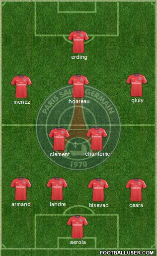 Paris Saint-Germain Formation 2011