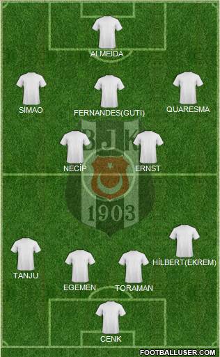 Besiktas JK Formation 2011