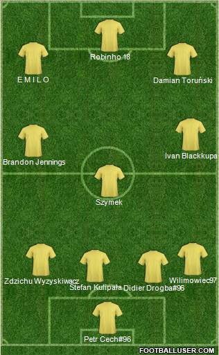 Pro Evolution Soccer Team Formation 2011