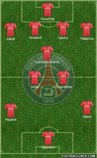 Paris Saint-Germain Formation 2011