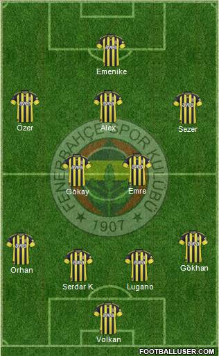 Fenerbahçe SK Formation 2011
