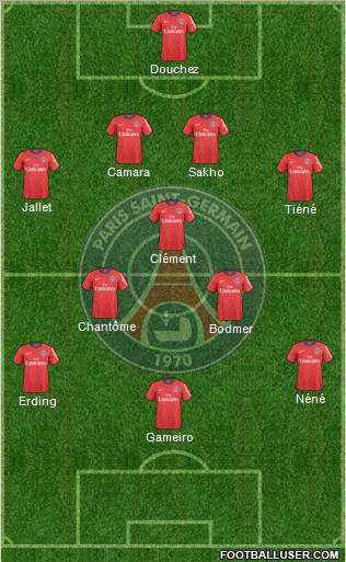 Paris Saint-Germain Formation 2011