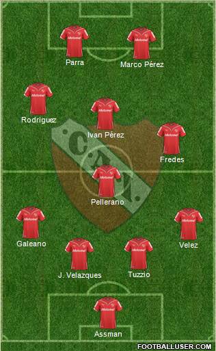 Independiente Formation 2011