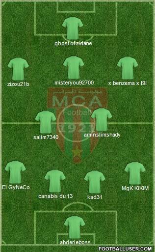 Mouloudia Club d'Alger Formation 2011