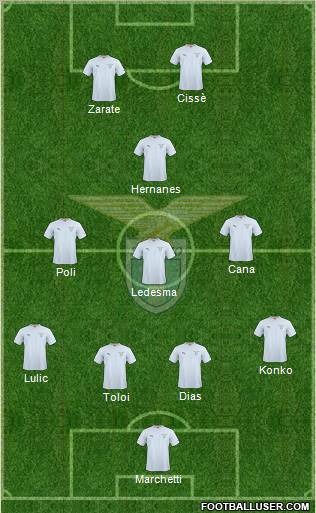 S.S. Lazio Formation 2011