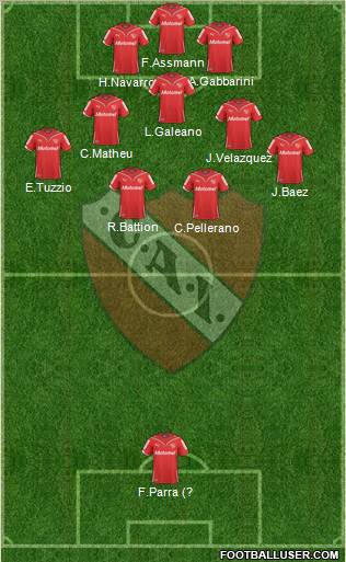 Independiente Formation 2011
