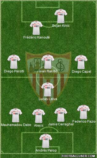 Sevilla F.C., S.A.D. Formation 2011
