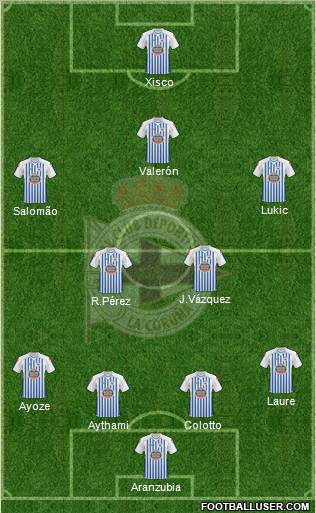 R.C. Deportivo de La Coruña S.A.D. Formation 2011