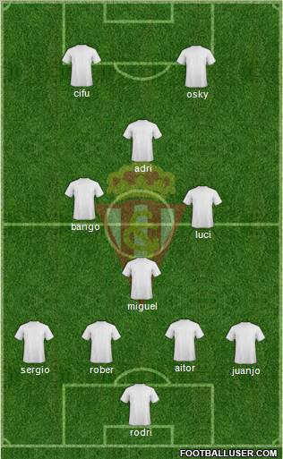 Real Sporting S.A.D. Formation 2011