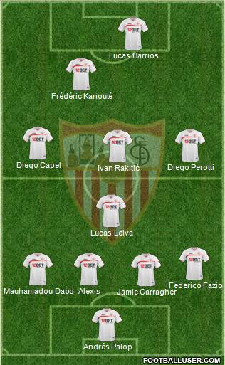 Sevilla F.C., S.A.D. Formation 2011