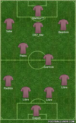 Pro Evolution Soccer Team Formation 2011