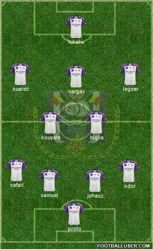 RSC Anderlecht Formation 2011