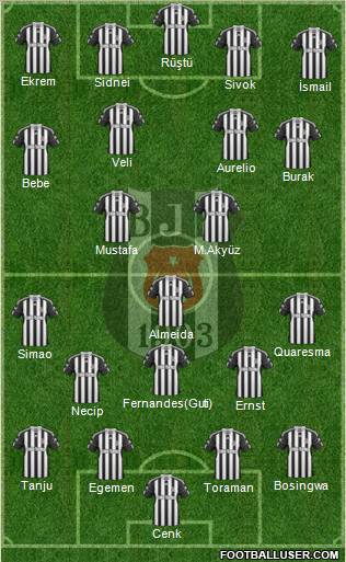Besiktas JK Formation 2011