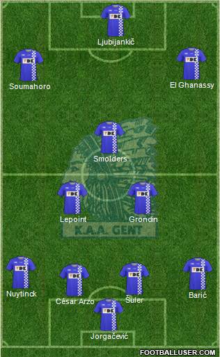 KAA Gent Formation 2011