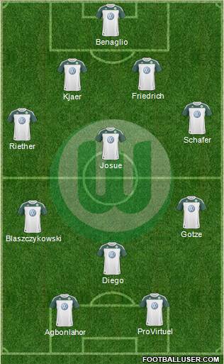 VfL Wolfsburg Formation 2011