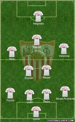 Sevilla F.C., S.A.D. Formation 2011
