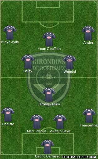 FC Girondins de Bordeaux Formation 2011