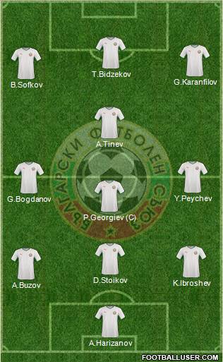 Bulgaria football formation