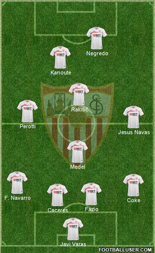Sevilla F.C., S.A.D. Formation 2011