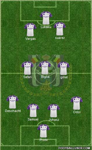 RSC Anderlecht Formation 2011