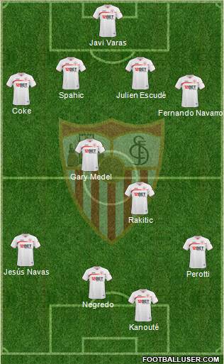 Sevilla F.C., S.A.D. Formation 2011