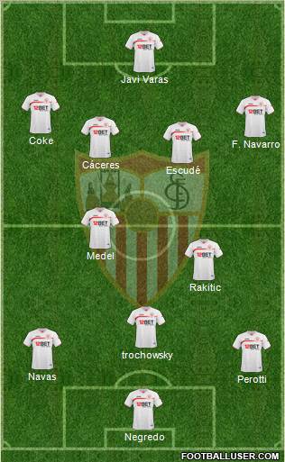 Sevilla F.C., S.A.D. Formation 2011