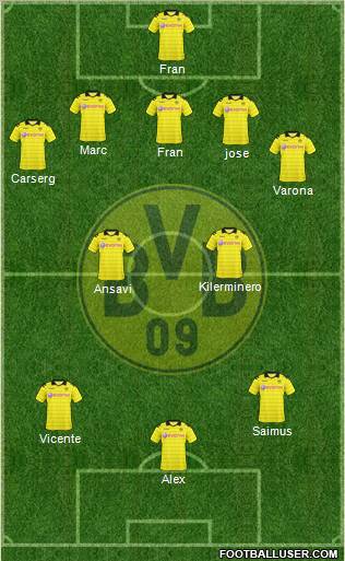 Borussia Dortmund Formation 2011