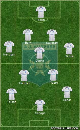 A.J. Auxerre Formation 2011