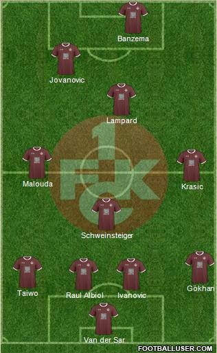1.FC Kaiserslautern Formation 2011