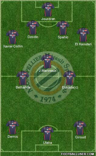 Montpellier Hérault Sport Club Formation 2011