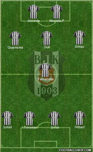 Besiktas JK Formation 2011