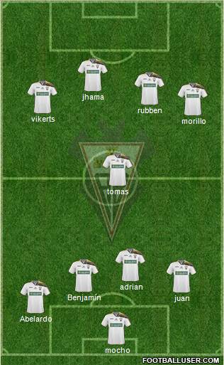Albacete B., S.A.D. Formation 2011