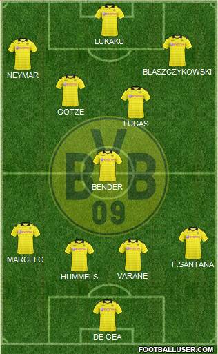 Borussia Dortmund Formation 2011