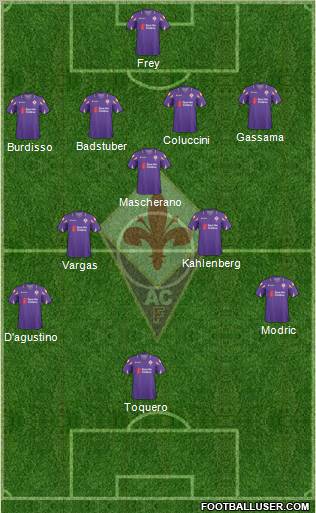 Fiorentina Formation 2011