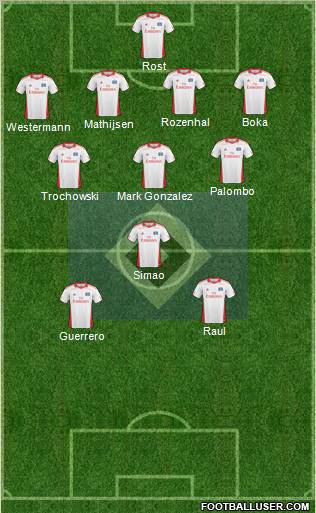 Hamburger SV Formation 2011