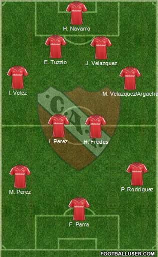 Independiente Formation 2011