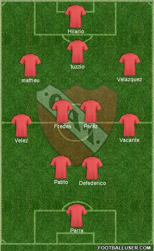 Independiente Formation 2011
