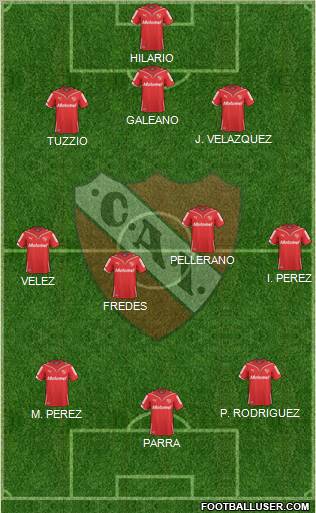 Independiente Formation 2011