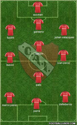 Independiente Formation 2011