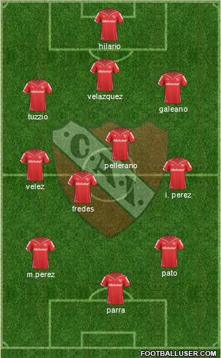 Independiente Formation 2011