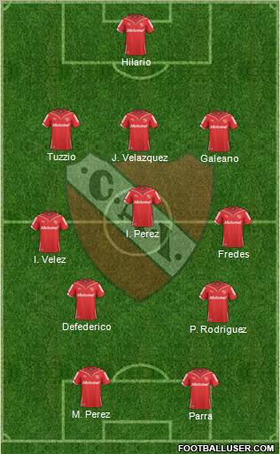 Independiente Formation 2011
