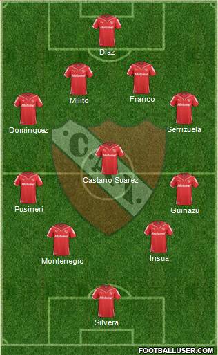 Independiente Formation 2011