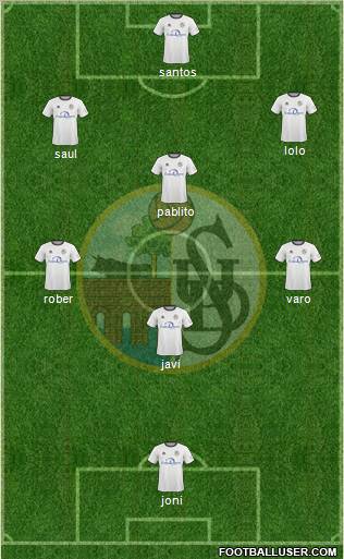 U.D. Salamanca S.A.D. Formation 2011