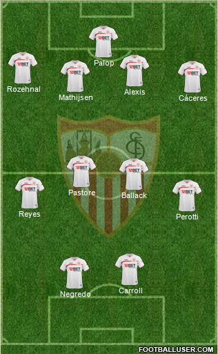 Sevilla F.C., S.A.D. Formation 2011