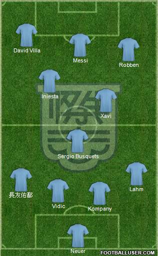 Kitchee Sports Club Formation 2011