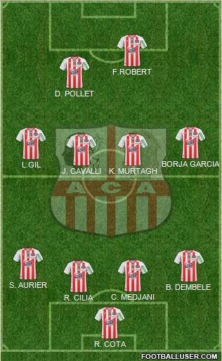 Athletic Club Ajaccien Football Formation 2011